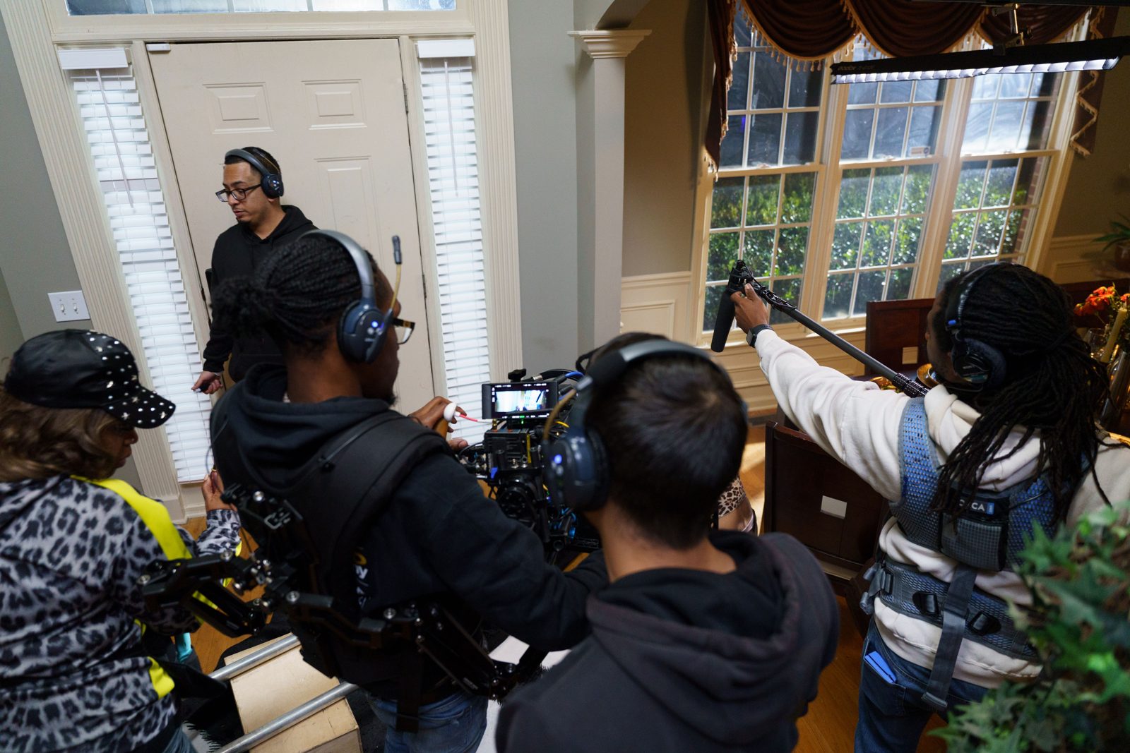 On set