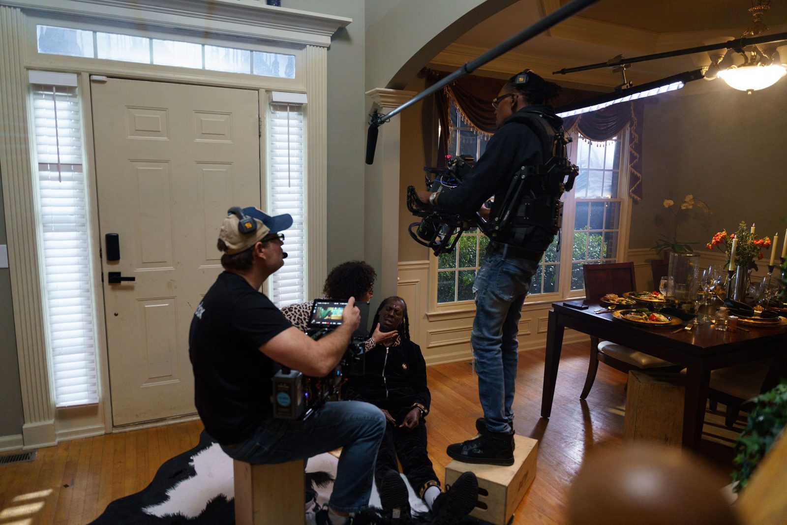 On set