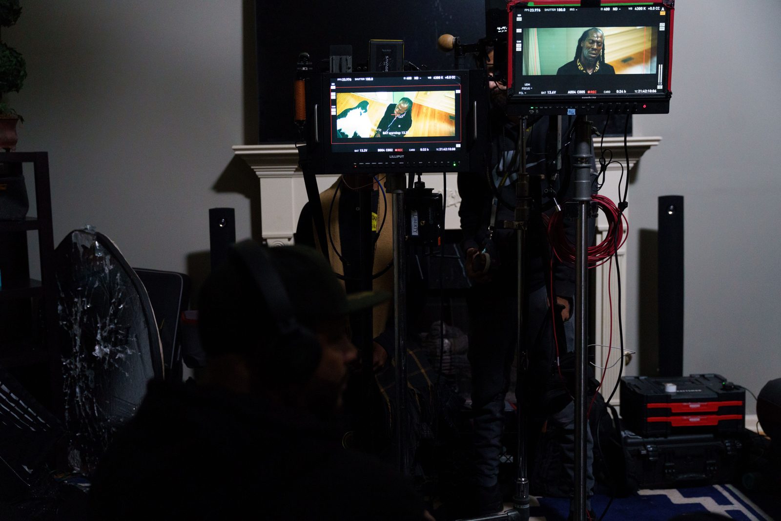 On set